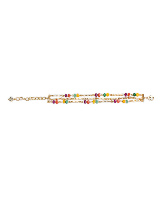 Patricia Nash Triple Strand Bracelet - Fruit Collection