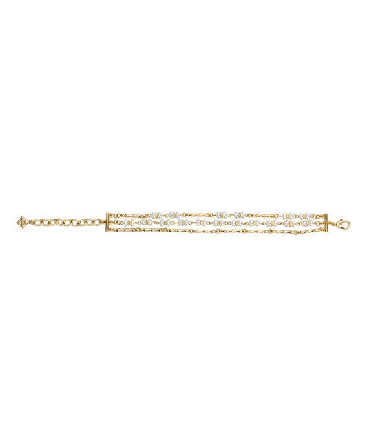 Patricia Nash 3 Strand Bracelet - Pearl Collection
