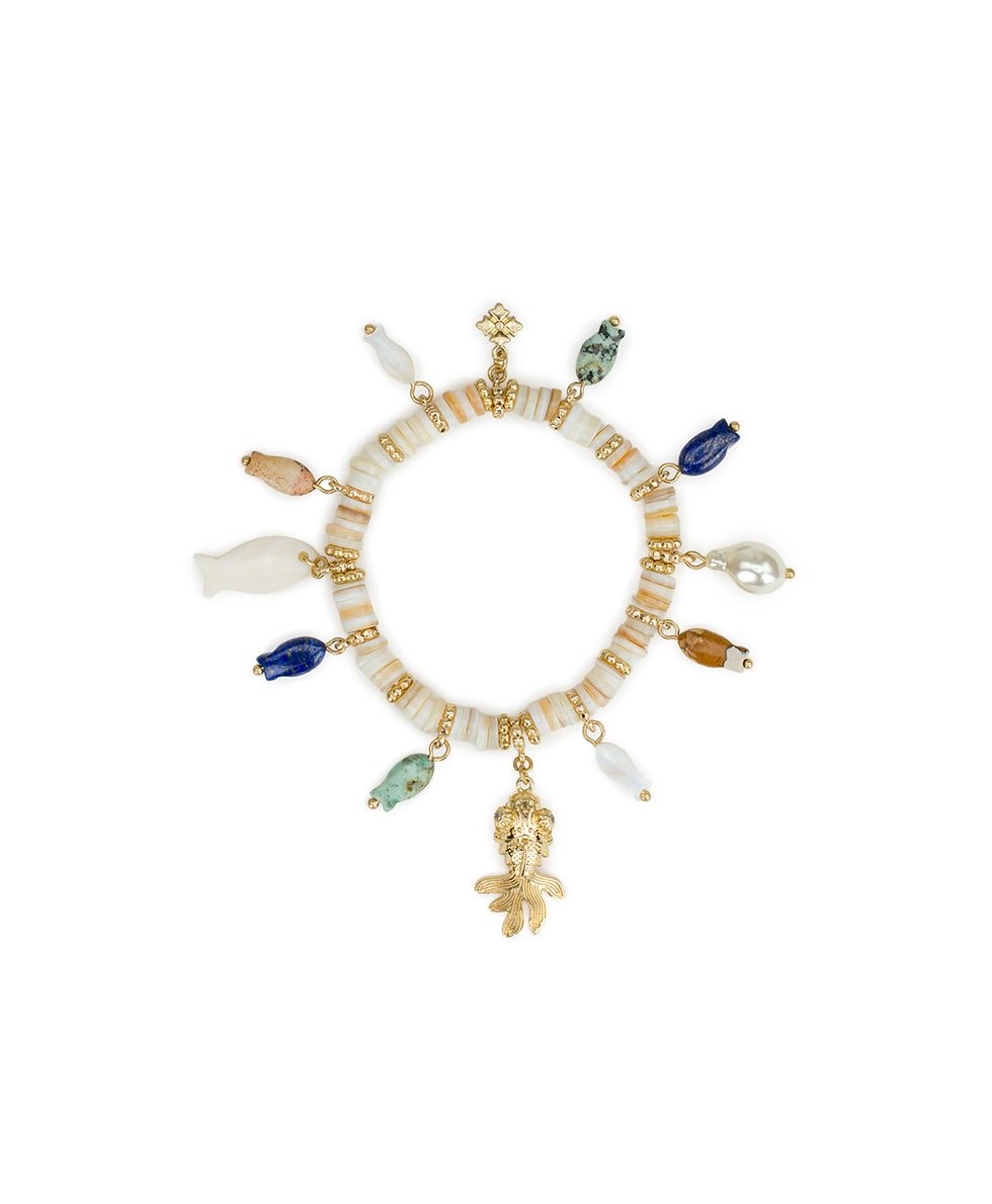 Patricia Nash Charm Stretch Bracelet - Nautical Collection