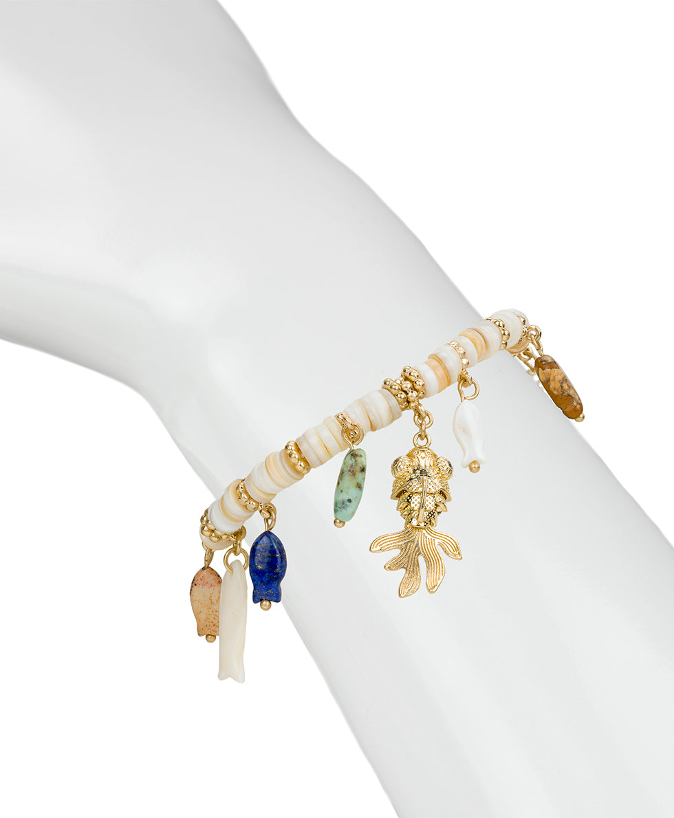 Patricia Nash Charm Stretch Bracelet - Nautical Collection