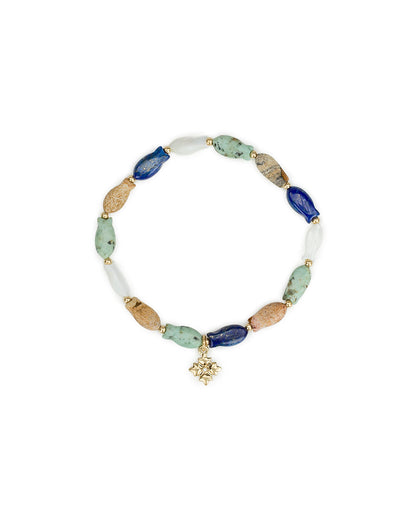 Patricia Nash Fish Beaded Stretch Bracelet - Nautical Collection