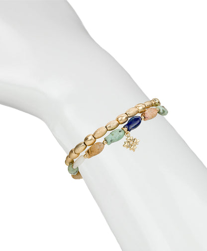 Patricia Nash Fish Beaded Stretch Bracelet - Nautical Collection