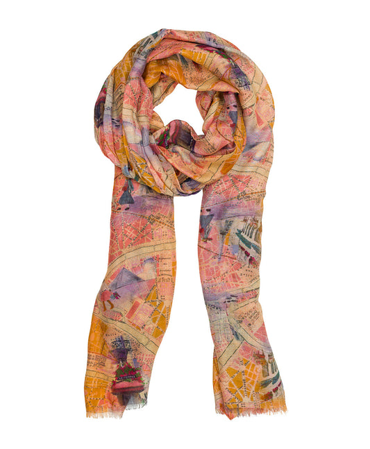 Patricia Nash Scarf - Paris Map
