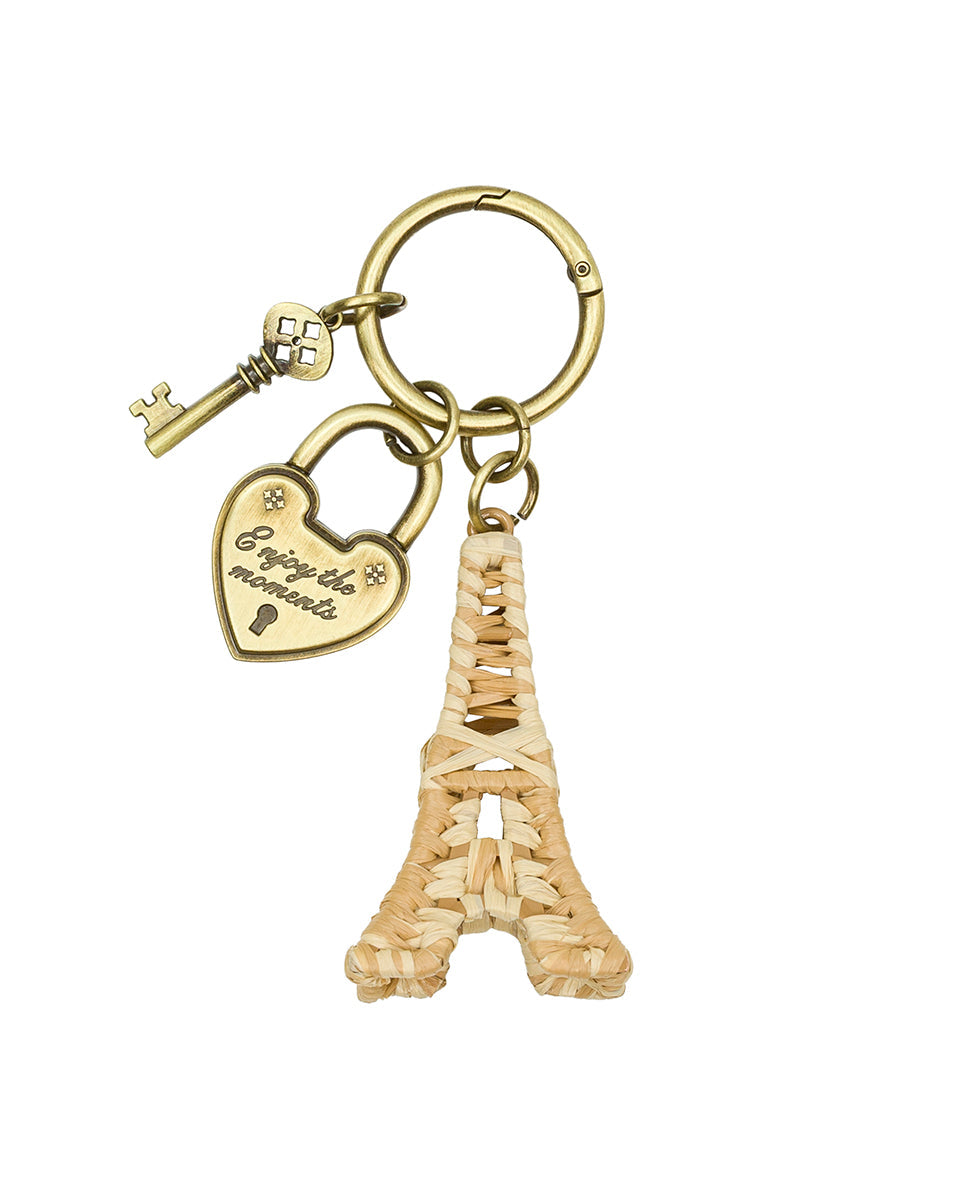Patricia Nash Raffia Eiffel Tower Bag Charm