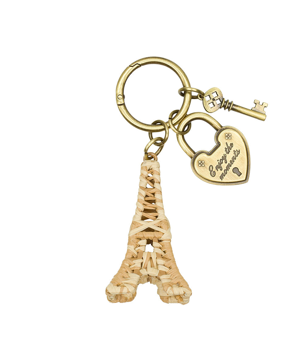 Patricia Nash Raffia Eiffel Tower Bag Charm