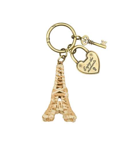 Patricia Nash Raffia Eiffel Tower Bag Charm