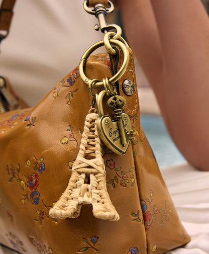 Patricia Nash Raffia Eiffel Tower Bag Charm