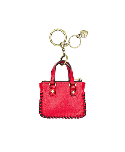 Patricia Nash Micro Brenna Bag Charm - Rugged Natural Grain Leather