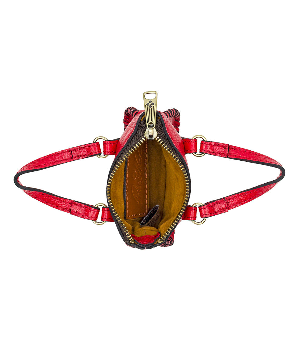 Patricia Nash Micro Brenna Bag Charm - Rugged Natural Grain Leather