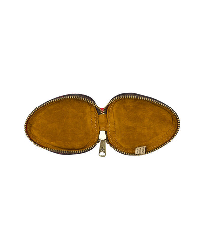 Patricia Nash Strawberry Zip Around Pouch - Vintage Distressed Leather