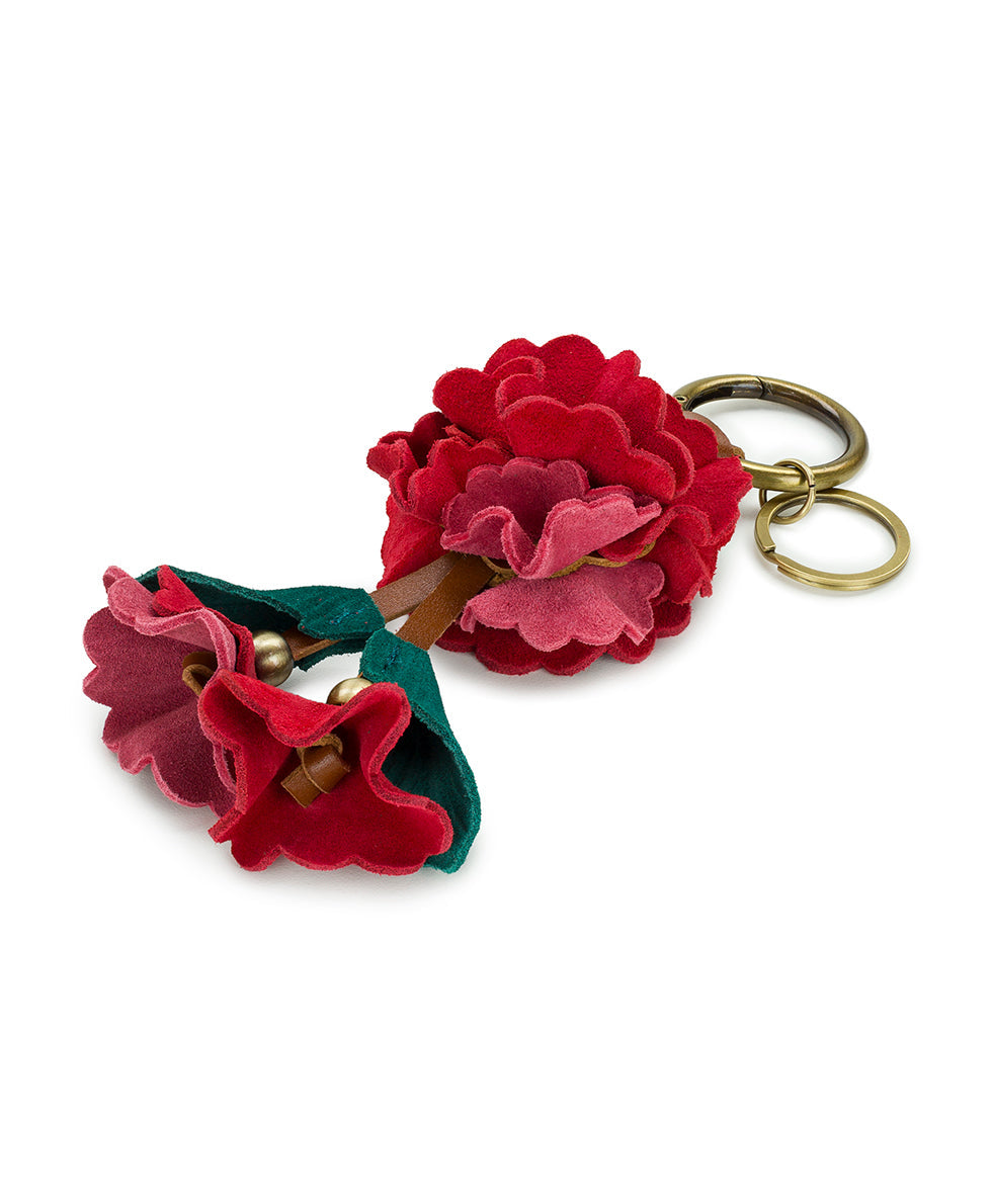 Patricia Nash Suede Hydrangea Bag Charm