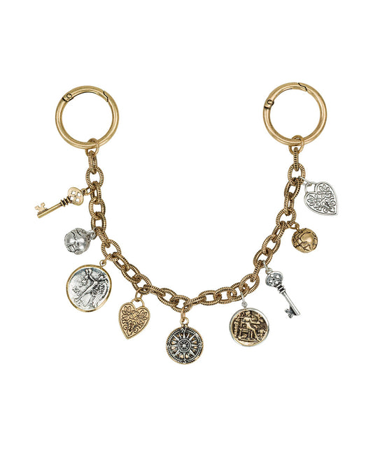 Patricia Nash Multi Charm Handbag Jewelry - Compass Collection