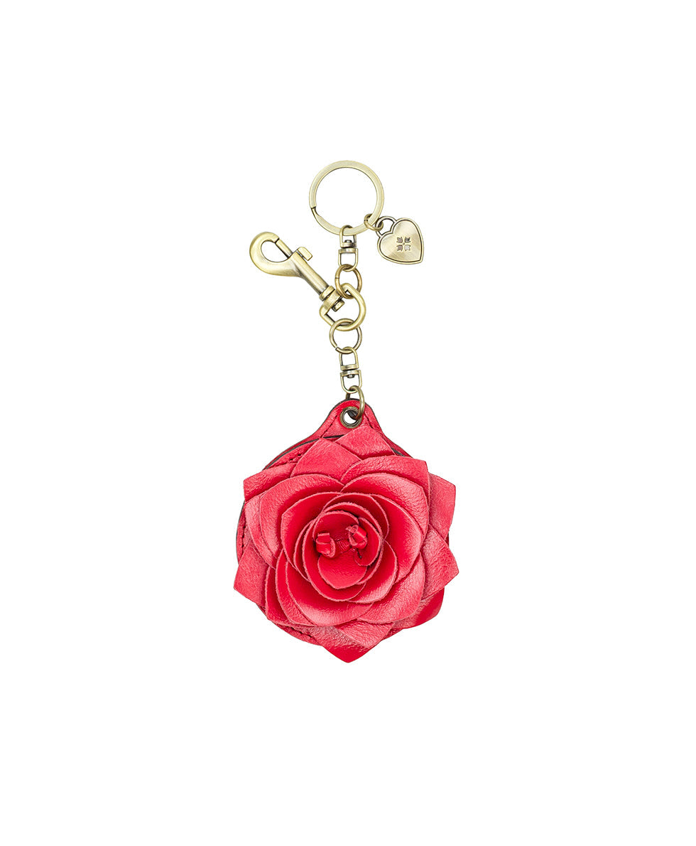 Patricia Nash Parisian Rose Mirror Bag Charm - Vintage Distressed