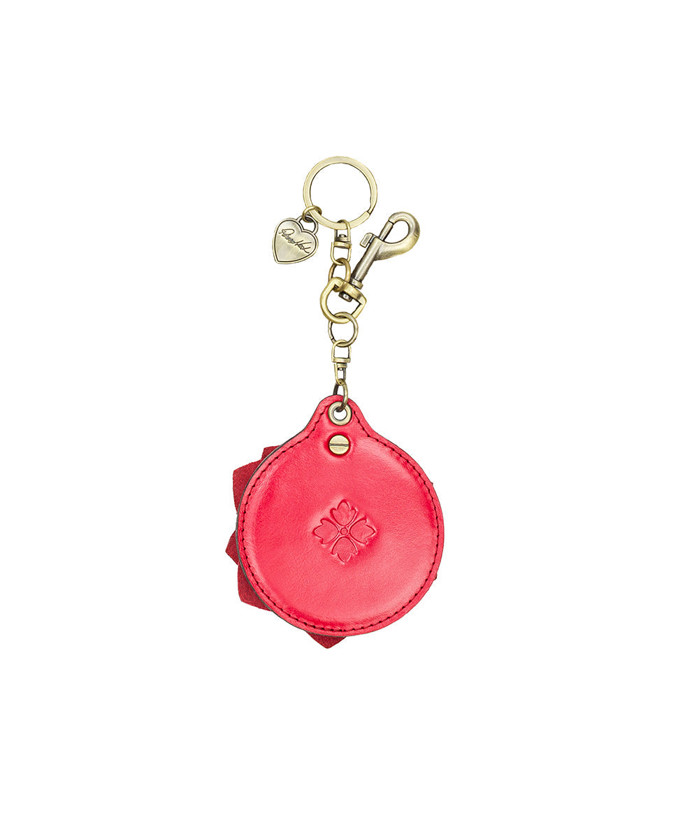 Patricia Nash Parisian Rose Mirror Bag Charm - Vintage Distressed