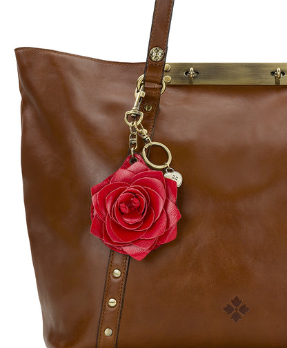 Patricia Nash Parisian Rose Mirror Bag Charm - Vintage Distressed