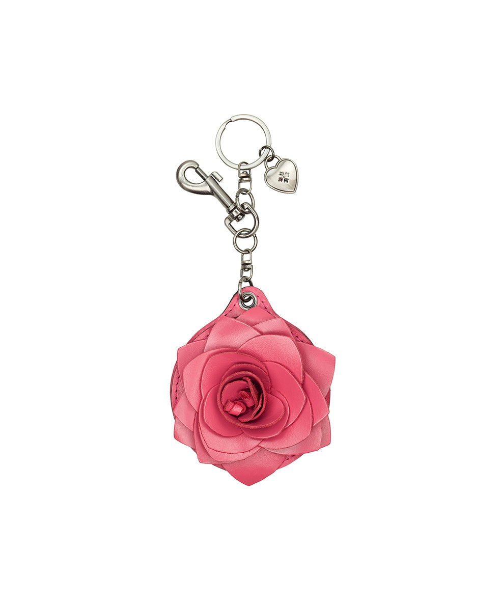 Patricia Nash Parisian Rose Mirror Bag Charm - Vintage Distressed