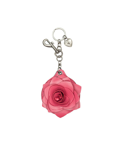 Patricia Nash Parisian Rose Mirror Bag Charm - Vintage Distressed