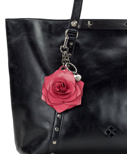 Patricia Nash Parisian Rose Mirror Bag Charm - Vintage Distressed