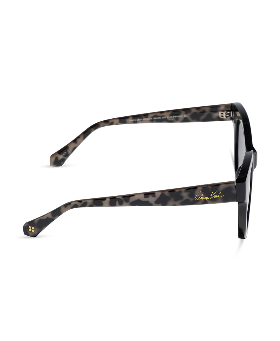 Patricia Nash Lena Sunglasses - Black/Cookies and Cream