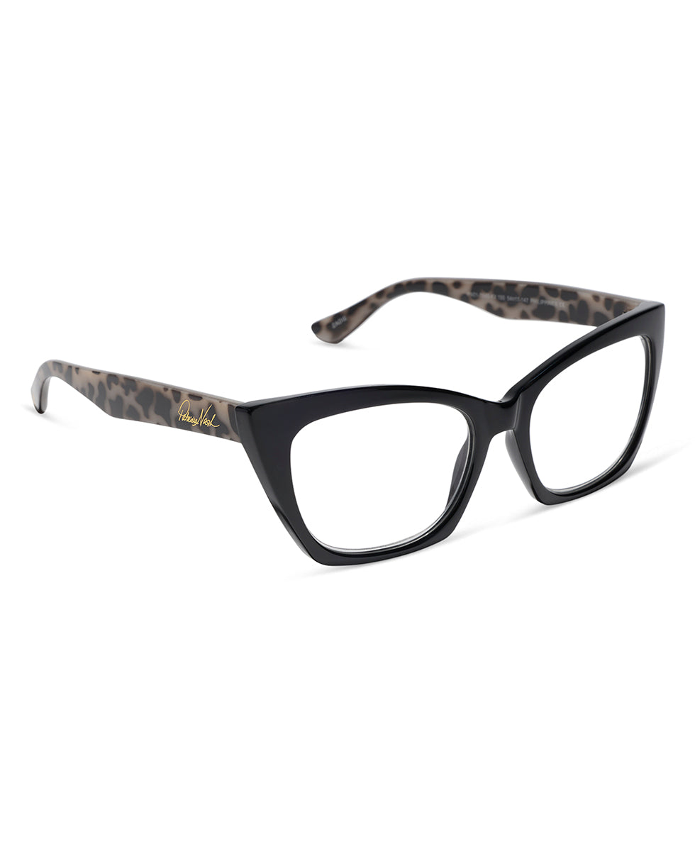 Patricia Nash Zadie Reader Glasses - Black/Cookies and Cream