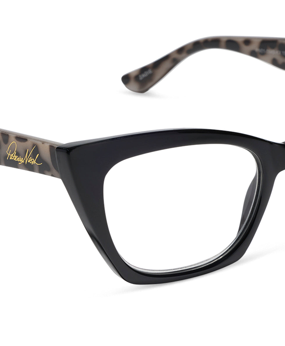 Patricia Nash Zadie Reader Glasses - Black/Cookies and Cream