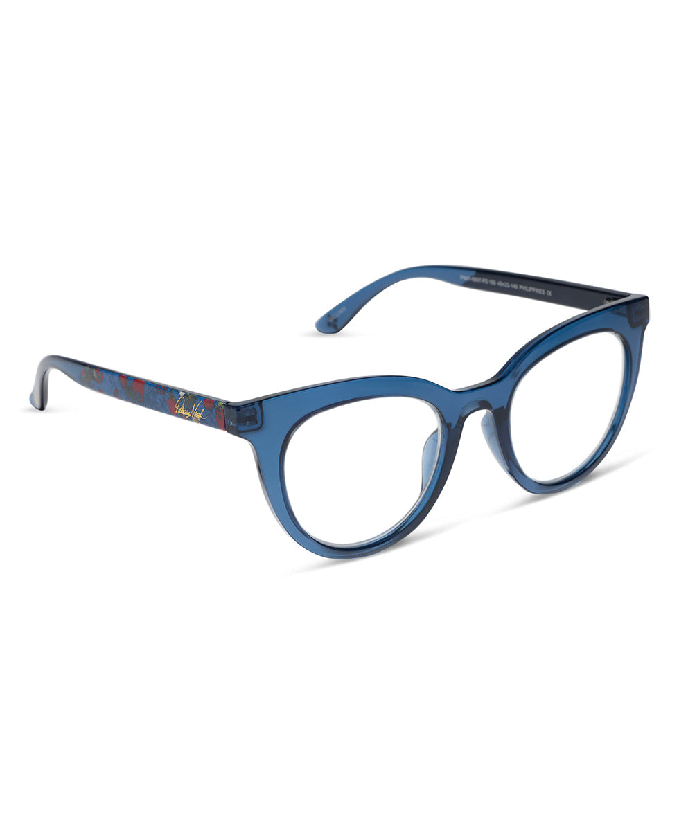 Patricia Nash Gillian Reader Glasses - Strawberry/Denim