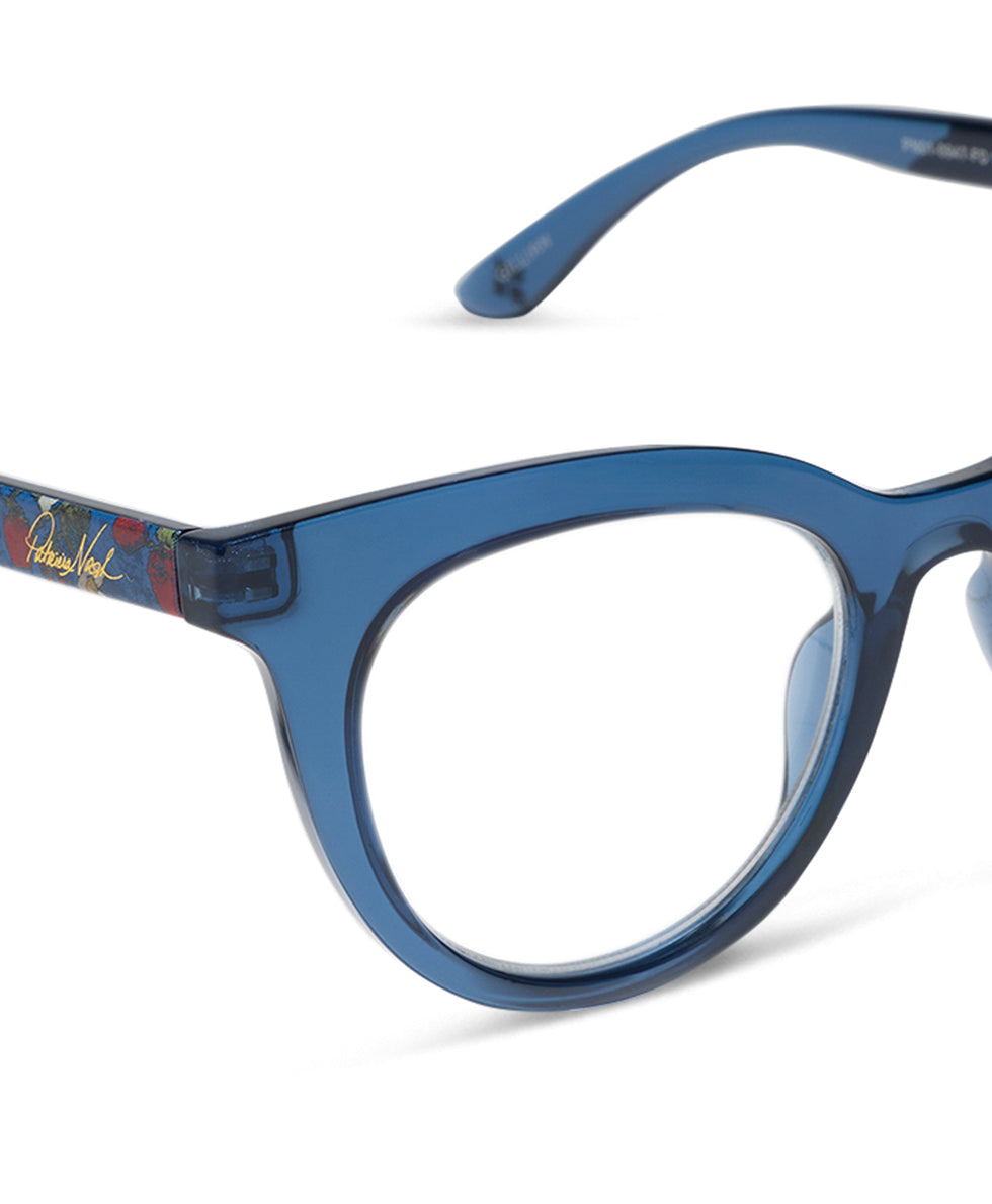 Patricia Nash Gillian Reader Glasses - Strawberry/Denim