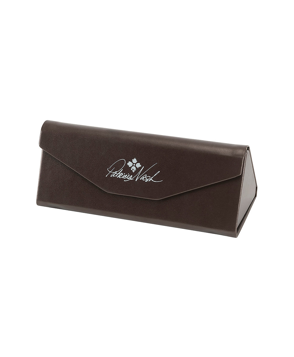 Patricia Nash Monroe Cateye Sunglasses - Black/Champagne