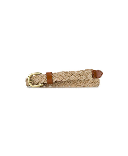 Patricia Nash Istres Braided Belt - Rope and Leather