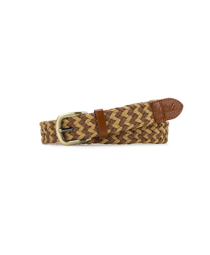 Patricia Nash Ingria Belt - Woven Straw - Beige