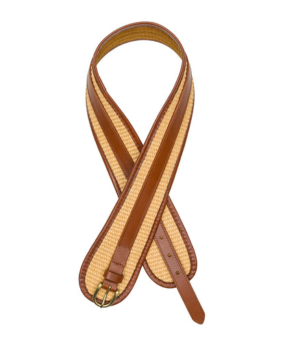Patricia Nash Aude Belt - Spring Wicker - Tan