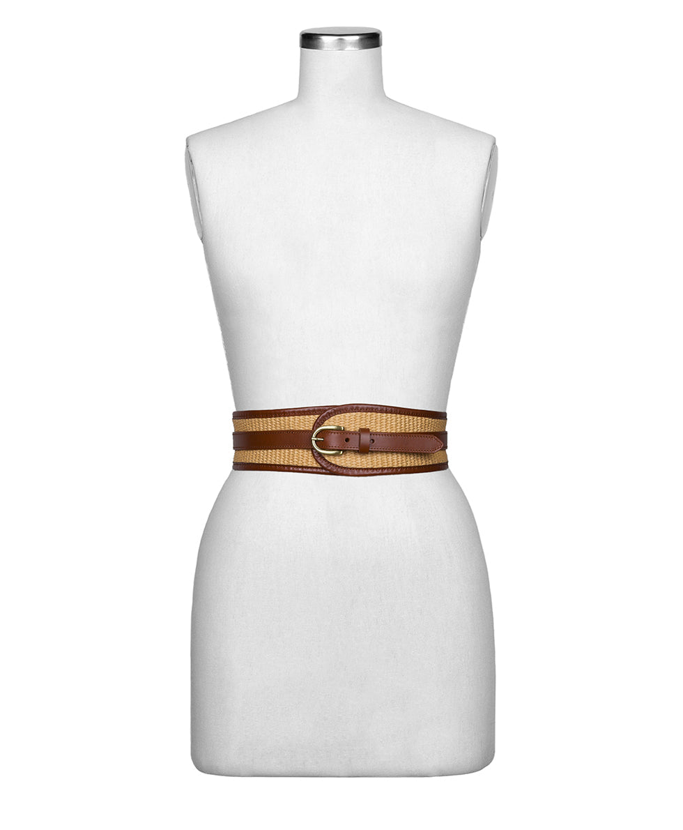 Patricia Nash Aude Belt - Spring Wicker - Tan