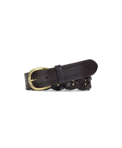 Patricia Nash Parrano Belt - Woven - Chocolate