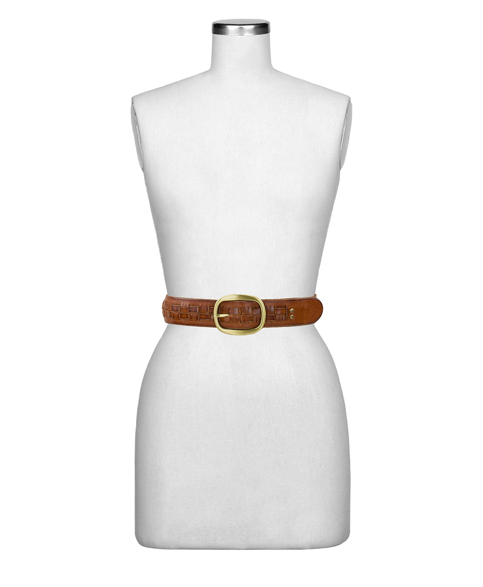 Patricia Nash Rittana Belt - Woven - Tan