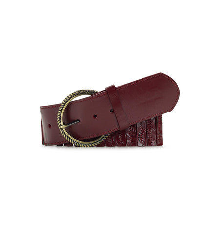 Patricia Nash Resana Tooled Stretch Belt - Stretch