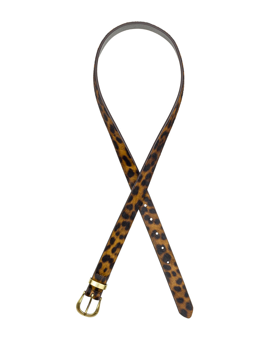 Patricia Nash Laurin Belt - Leopard Haircalf