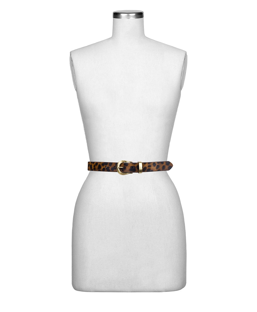 Patricia Nash Laurin Belt - Leopard Haircalf