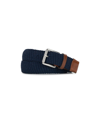 Patricia Nash Nash Men's Stretch Woven Belt | Navy | Patricia Nash