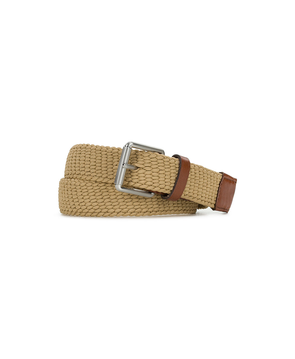 Patricia Nash Nash Men's Stretch Woven Belt | Khaki | Patricia Nash