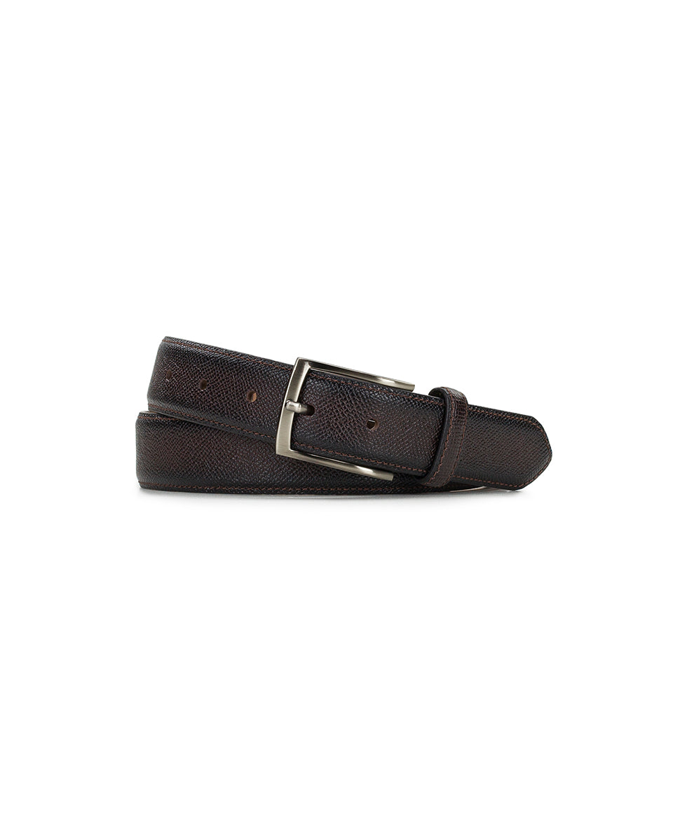 Patricia Nash Nash Men's Handstained Scotch Dress Belt | Brown