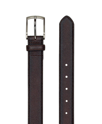 Patricia Nash Nash Men's Handstained Scotch Dress Belt | Brown