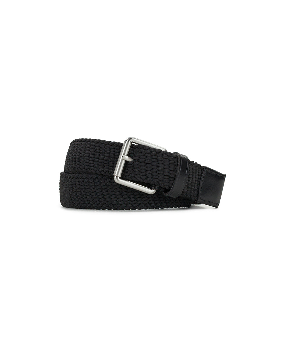 Patricia Nash Nash Men's Stretch Woven Belt | Black | Patricia Nash