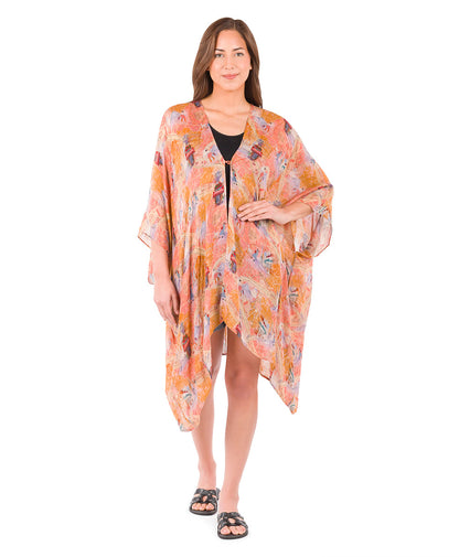 Patricia Nash Short Ruana Cover-Up - Paris Map