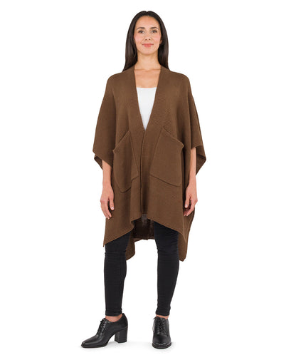 Patricia Nash Woven Shawl with Pockets - Classics