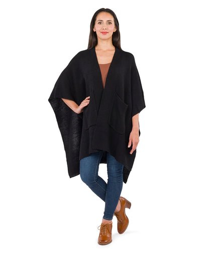 Patricia Nash Woven Shawl with Pockets - Classics