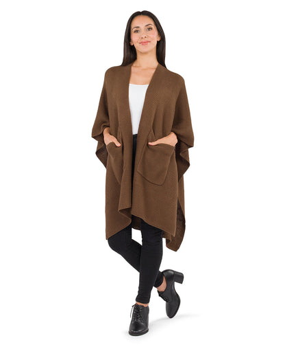 Patricia Nash Woven Shawl with Pockets - Classics