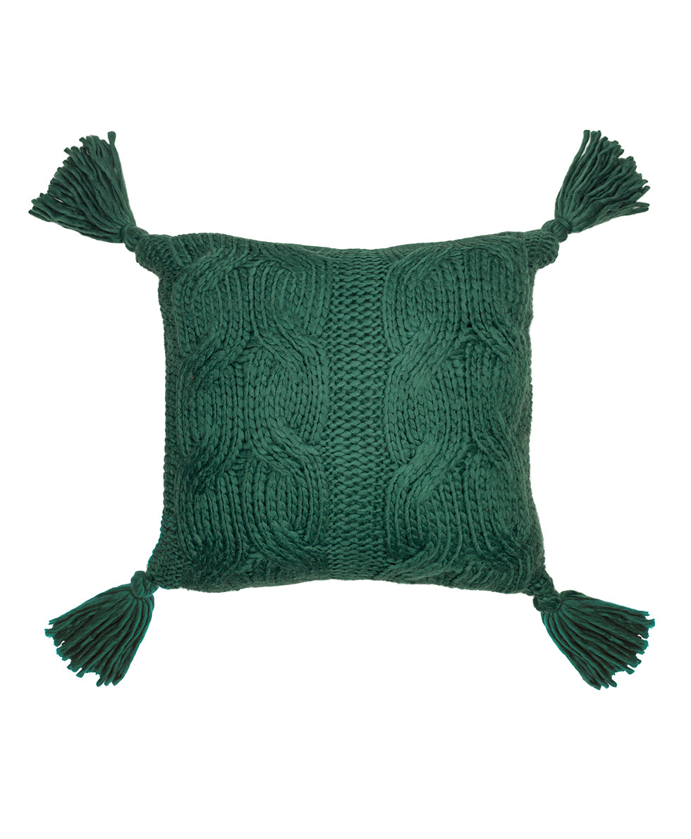 Patricia Nash Tasseled Decorative Pillow - Signature Knit Collection