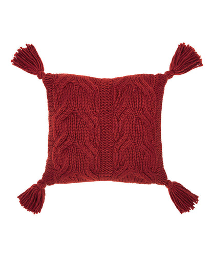 Patricia Nash Tasseled Decorative Pillow - Signature Knit Collection