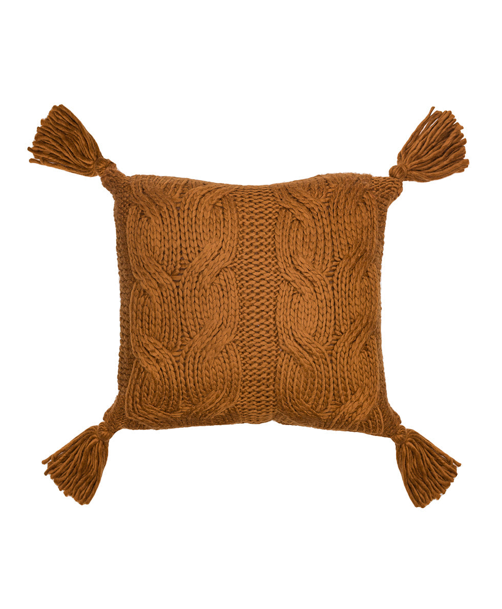 Patricia Nash Tasseled Decorative Pillow - Signature Knit Collection