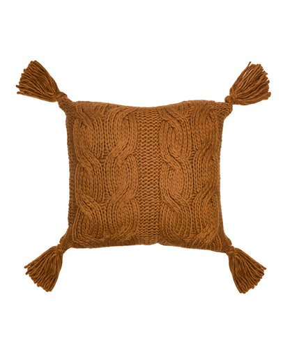 Patricia Nash Tasseled Decorative Pillow - Signature Knit Collection